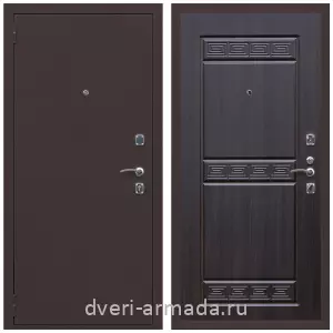 Утепленные входные двери, Дверь входная Армада Комфорт Антик медь / ФЛ-242 Эковенге