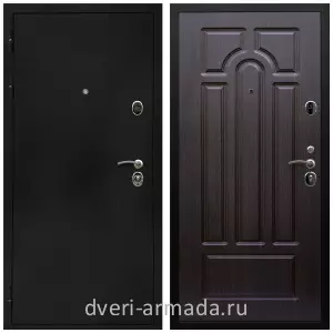 Для загородного дома, Дверь входная Армада Престиж Черная шагрень / МДФ 6 мм ФЛ-58 Венге