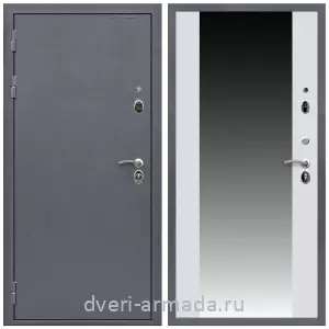 Входные двери модерн, Дверь входная Армада Престиж Антик серебро / МДФ 16 мм СБ-16 Белый матовый