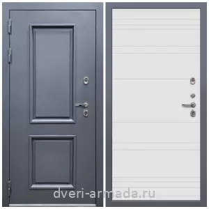 Утепленные для частного дома, Дверь входная уличная в дом Армада Корса / МДФ 6 мм ФЛ Дуб кантри белый горизонт