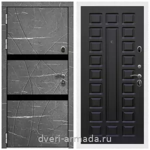 Входные двери лофт, Дверь входная Армада Престиж Белая шагрень МДФ 16 мм Торос графит / МДФ 16 мм ФЛ-183 Венге