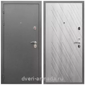 Для загородного дома, Дверь входная Армада Оптима Антик серебро / МДФ 16 мм ФЛ-86 Ясень Ривьера Айс