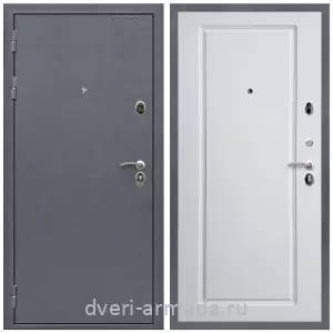 Входные двери модерн, Дверь входная Армада Престиж Strong антик серебро / ФЛ-119 Белый матовый