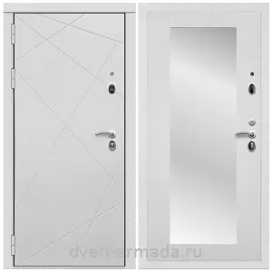 3 контура, Дверь входная Армада Тесла МДФ 16 мм / МДФ 16 мм ФЛЗ-Пастораль, Ясень белый