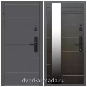 Входные двери со вставками, Дверь входная Армада Роуд МДФ 10 мм Kaadas S500 / МДФ 16 мм ФЛЗ-Сити Венге