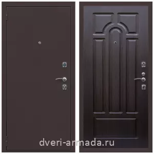 С теплоизоляцией для квартиры, Дверь входная Армада Комфорт Антик медь / ФЛ-58 Венге