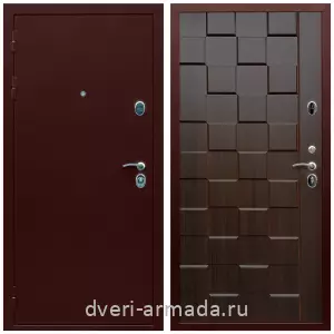 Одностворчатые входные двери, Дверь входная Армада Люкс Антик медь / МДФ 16 мм ОЛ-39 Эковенге