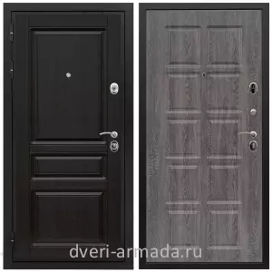 Одностворчатые входные двери, Дверь входная Армада Премиум-Н МДФ 16 мм ФЛ-243 Венге / МДФ 10 мм ФЛ-38 Дуб филадельфия графит