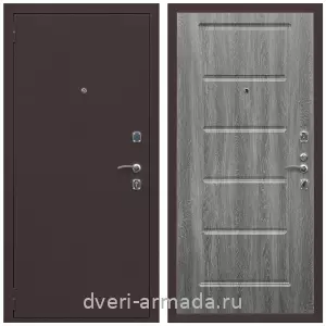 Утепленные входные двери, Дверь входная Армада Комфорт Антик медь / ФЛ-39 Дуб Филадельфия графит