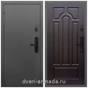 Входные двери лофт, Умная входная смарт-дверь Армада Гарант Kaadas S500/ МДФ 6 мм ФЛ-58 Венге