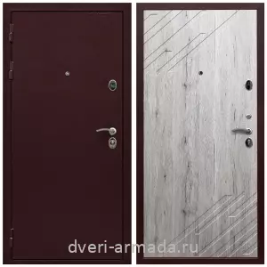 Антивандальные, Антивандальная металлическая  дверь входная Армада Престиж 2 Антик медь / МДФ 16 мм ФЛ-143 Рустик натуральный