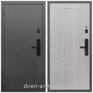 Входные двери с двумя петлями, Умная входная смарт-дверь Армада Гарант Kaadas S500/ МДФ 6 мм ФЛ-140 Дуб белёный