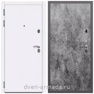 Для загородного дома, Дверь входная Армада Кварц МДФ 10 мм / МДФ 6 мм ПЭ Цемент темный