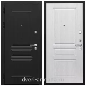 Входные двери черная шагрень, Дверь входная Армада Экстра МДФ 10 мм ФЛ-243 Черная шагрень / МДФ 16 мм ФЛ-243 Дуб беленый