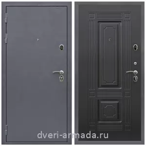 Входные двери модерн, Дверь входная Армада Престиж Strong антик серебро / ФЛ-2 Венге