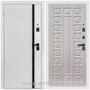 Входные двери толщиной 1.2 мм, Дверь входная Армада Каскад WHITE МДФ 10 мм / МДФ 16 мм ФЛ-183 Сандал белый