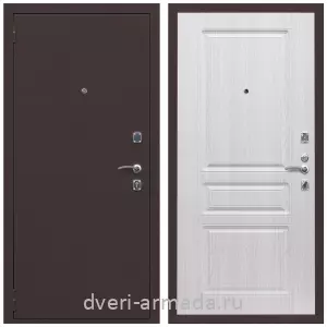 С шумоизоляцией для квартир, Дверь входная Армада Комфорт Антик медь / ФЛ-243 Дуб белёный