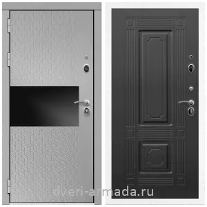 Входные двери с двумя петлями, Дверь входная Армада Престиж Белая шагрень МДФ 16 мм Милк рикамо софт / МДФ 16 мм ФЛ-2 Венге
