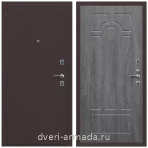 С теплоизоляцией для квартиры, Дверь входная Армада Комфорт Антик медь / ФЛ-58 Дуб Филадельфия графит