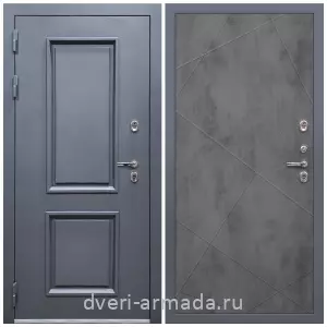 Двери в деревянный дом, Дверь входная уличная в дом Армада Корса / МДФ 10 мм ФЛ-291  Бетон темный