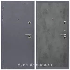 Входные двери толщиной 1.85 мм, Дверь входная Армада Престиж Strong антик серебро / МДФ 10 мм ФЛ-291 Бетон темный