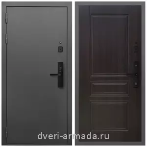 Входные двери с двумя петлями, Умная входная смарт-дверь Армада Гарант Kaadas S500/ МДФ 6 мм ФЛ-243 Эковенге
