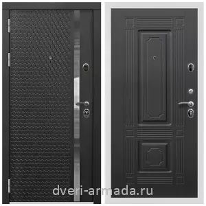 Входные двери с двумя петлями, Дверь входная Армада Престиж Белая шагрень МДФ 16 мм ФЛН - 501 / МДФ 16 мм ФЛ-2 Венге