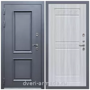 Тамбурные двери, Дверь входная уличная в дом Армада Корса / МДФ 10 мм ФЛ-242 Сандал белый