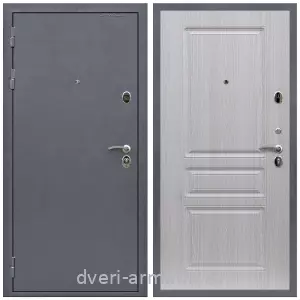 Входные двери модерн, Дверь входная Армада Престиж Strong антик серебро / ФЛ-243 Дуб белёный