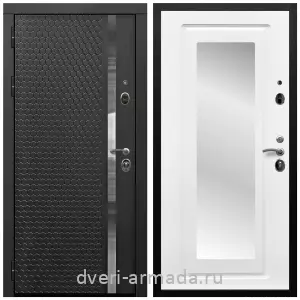 Входные двери черная шагрень, Дверь входная Армада Престиж Черная шагрень МДФ 16 мм ФЛН - 501/ МДФ 16 мм ФЛЗ-120 Ясень белый