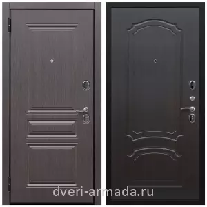 Входные двери МДФ с двух сторон, Дверь входная надежная Армада Экстра ФЛ-243 Эковенге / ФЛ-140 Венге с зеркалом