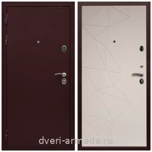 Антивандальные, Антивандальная металлическая  дверь входная Армада Престиж 2 Антик медь / МДФ 16 мм ФЛ-139 Какао нубук софт