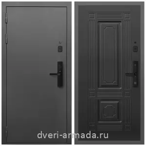 Входные двери с тремя петлями, Умная входная смарт-дверь Армада Гарант Kaadas S500/ МДФ 6 мм ФЛ-2 Венге