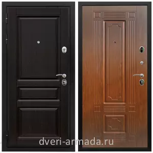 Входные двери толщиной 1.85 мм, Дверь входная Армада Премиум-Н ФЛ-243 Венге / ФЛ-2 Мореная береза