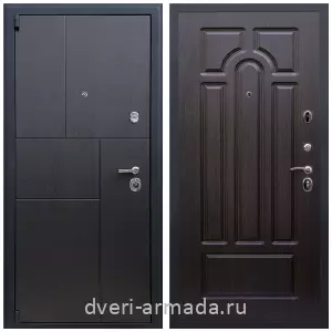 Входные двери толщиной 100 мм, Дверь входная Армада Бастион ФЛ-290 Дуб фактурный шоколад / ФЛ-58 Венге