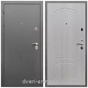 Входные двери толщиной 1.5 мм, Дверь входная Армада Оптима Антик серебро / ФЛ-140 Дуб белёный