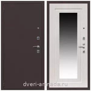 Входные двери со вставками, Дверь входная Армада Комфорт Антик медь / ФЛЗ-120 Дуб белёный