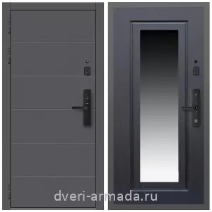 Входные двери со вставками, Дверь входная Армада Роуд МДФ 10 мм Kaadas S500 / МДФ 16 мм ФЛЗ-120 Венге