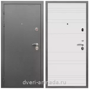 Входные двери толщиной 1.5 мм, Дверь входная Армада Оптима Антик серебро / ФЛ Дуб кантри белый горизонт