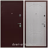 Двери оптом, Металлическая дверь входная стальная Армада Люкс Антик медь / ФЛ-140 Дуб беленый в офисное помещение с порошковым покрытием