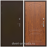Парадные, Дверь входная элитная Армада Термо Молоток коричневый/ ФЛ-140 Морёная берёза для загородного дома  с шумоизоляцией