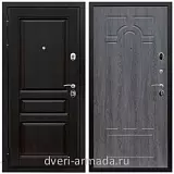 Входные двери толщиной 100 мм, Дверь входная Армада Премиум-Н ФЛ-243 Венге / ФЛ-58 Дуб Филадельфия графит