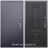 Двери оптом, Металлическая дверь входная стальная Армада Люкс Антик серебро / ФЛ-2 Венге от завода на дачу с панелями