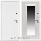 Дверь входная Армада Оптима Белая шагрень / МДФ 16 мм ФЛЗ-120 Дуб белёный