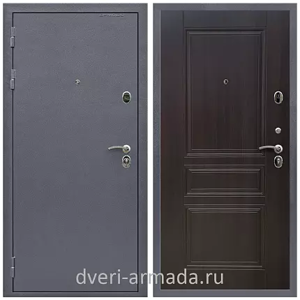 Дверь входная Армада Престиж Strong антик серебро / МДФ 6 мм ФЛ-243 Эковенге