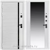 Дверь входная Армада Каскад WHITE МДФ 10 мм / МДФ 16 мм СБ-16 Сандал белый