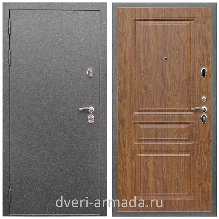 Дверь входная Армада Оптима Антик серебро / ФЛ-243 Морёная береза