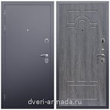 Входные двери 960 мм, Дверь входная железная Армада Люкс Антик серебро / ФЛ-58 Дуб Филадельфия графит на заказ со вставкой