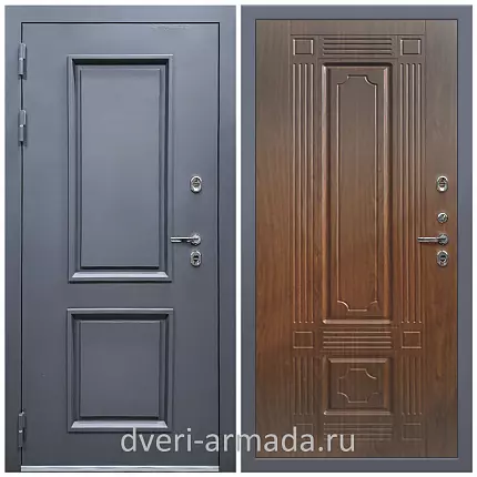 Дверь входная уличная в дом Армада Корса / МДФ 6 мм ФЛ-2 Мореная береза