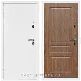 Дверь входная Армада Оптима Белая шагрень / ФЛ-243 Мореная береза
